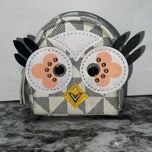 Owl Coin Purse Backpack Keychain Brand New!